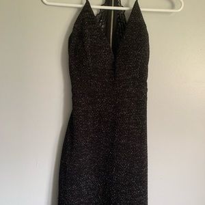 Black tight homecoming dress